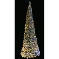 FDL Snowtree Spiral 300x80 cm 500LED warmweiß K2033 Trafo-Kunstweihnachtsbaum (tweekleurig)