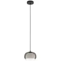 Eglo Hängelampe Belomontejo, dimmbar, alu / grau / zink, für Wohn- / Esszimmer, Glas, Junges Wohnen, Pendelleuchte