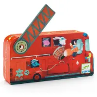 Djeco Formen Puzzle: The fire truck - 16Stk. *