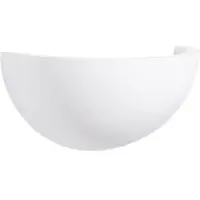 Nova Luce LED Wandleuchte Onica 4W warmweiss 3000K Weiß Gips 12x6cm 9540229