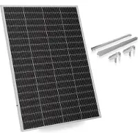 Sunshare Ray Lite 200W PV-Modul mit universeller Balkonhalterung – effizientes Solarmodul für Balkon und Geländer