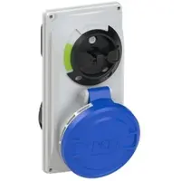 Pce 6025-9 CEE-Steckdose abschaltbar kompakt 32A 5p 9h IP44/IP54 60259