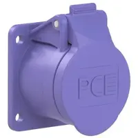Pce 372f9v CEE-Anbausteckdose gerade 54x60mm 32A 2p 24VAC 50/60Hz IP44/IP54 TWIST