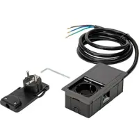 Kopp 939663017 VersaHIT Mono - 1 Schutzkontaktsteckdose, Farbe: zinn