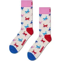 Happy socks Socken Kitten Love White Unisex White / Pink / Blue / Red-Schuhgröße 36 - 40