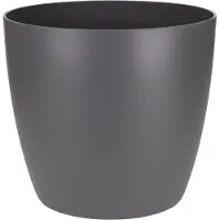 Elho Blumentopf Brüssel rund 22 cm anthrazit (zwart)