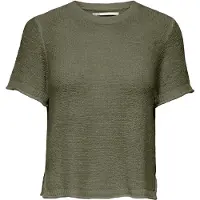 ONLY Kurzarmpullover "ONLSUNNY S/S PULLOVER NOOS KNT" Kunstfaser, regular fit