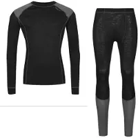 Halti Hossa II Merino Base Layer set Men's black (P99) L