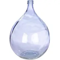 Gilde Bodenvase "Bodenvase rund Cordoba", flieder, B:40cm H:56cm T:40cm Ø:40cm, Glas, Vasen, Bodenvase