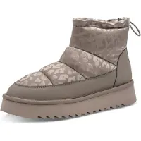 Tamaris Damen Stiefelette warm gesteppt gefüttert Vegan 1-26810-45, Größe:37 EU, Farbe:Grau