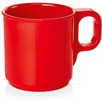 WAS Germany - Becher, 0,25 ltr., rot, Melamin