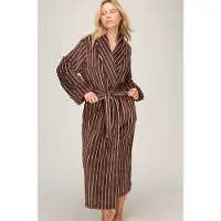 Hunkemoller Weicher Fleece-Bademantel Braun