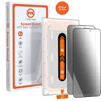 Mobile Origin Privacy Screen Guard iPhone 15 Pro with easy applicator - 2 pack