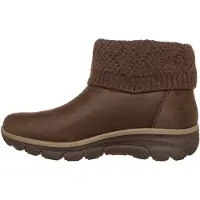 SKECHERS Damen Slip-ins Boots EASY GOING Braun Textil Größe: 381/2