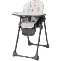 Chicco Polly Easy Hochstuhl für Kinder von 6 bis 36 Monaten, höhenverstellbar und neigbar, 4 Rollen, kompakte Klappfunktion, abnehmbares Tablett und verstellbare Fußstütze, 6-36 Monate