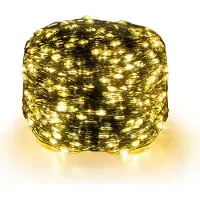 TRMLBE LED Kupferdraht Lichterkette 200m 2000 LEDs Lichterketten mit 8 modi Stecker Drahtlichterkette IP44 Weihnachtslichterkette Innen Deko, Warmweiß