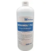 DREITURM GmbH HEXAWOL Fix Schnelldesinfektion, Parfümfreies Flächendesinfektionsmittel ideal geeignet für Allergiker, 1 Liter - Flasche