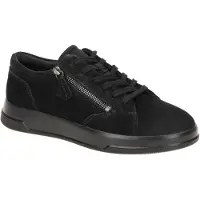 Ecco Move Zip Lace Sneaker schwarz/kies 42