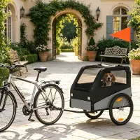 RPSTrading Hund Fahrradanh?nger mit Reifen 20 Zoll, fš¹r Hunde, fš¹r Radtouren und Ausflš¹ge