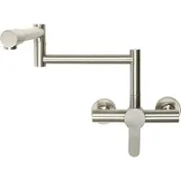 StarTech.com Küchenarmatur - 360° schwenkbare Spültischarmatur - Messing - Einhebelmischer - G1/2 Anschluss - Silber