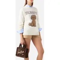MC2 SAINT BARTH Vanity Mini Teddy Small Bag With Strap dark leopard 18 emb (00212M) ONE SIZE