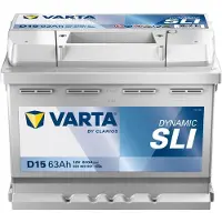 Varta D15 Silver Dynamic 12V 63Ah 610A Autobatterie 563 400 061