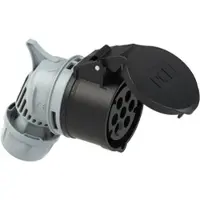 Pce 8217-7v CEE-Winkelkupplung 16A 7p 7h IP44/IP54 SHARK 82177v
