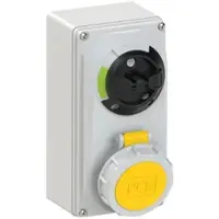 Pce 61132-4 CEE-Steckdose abschaltbar kompakt 16A 3p 4h IP66/IP67 611324
