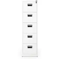 Jan Nowak Aktenschrank aus Metall SARA V5 600 460x1625x600 mm Weiß