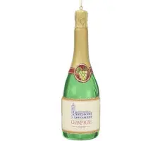 Kurt S. Adler Ornament Glas Sektflasche l15 cm