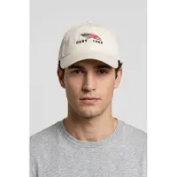 Gant Graphic Cap Cream Größe: OS | Hüte Outlet | Herren | Weiß