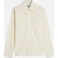 Scotch & Soda Printed Seersucker Relaxedfit Shirt White Traditional Größe: M | Casual hemden Outlet | Herren | Weiß