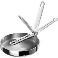 Joseph Joseph Bratpfanne "Space Steel Edelstahl-Bratpfanne mit einklappbarem Griff" Edelstahl 1 tlg.