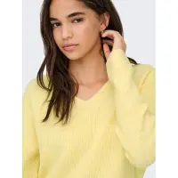 ONLY "ONLCAMILLA V-NECK L/S PULLOVER KNT NOOS" Materialmix, regular fit