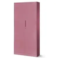 Jan Nowak Aktenschrank Metallschrank JAN H Rosa 195x90x40 cm mit 3-Punkt-Verriegelung