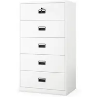 Jan Nowak Aktenschrank aus Metall SARA XL V5 162x90x60 cm Weiß