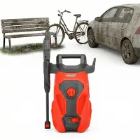 HECHT Hochdruckreiniger Elektro 322 | 1800 W | 140 bar | 420 l/h | Inkl. verstellbarer Düse 5m Schlauch 5m Kabel