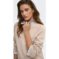 ONLY Strickpullover "ONLPRINCESS LS O-NECK RAGLAN KNT NOOS" Viskosemischung, regular fit