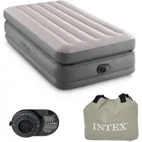 Intex DuraBeam Prime Comfort Elevated, Einzelmatratze, Doppelt, Rechteck