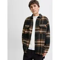 Jack & Jones Langarmhemd "JJEBRADLEY OLLIE OVERSHIRT LS NOOS" mit Brusttaschen