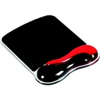 ACCO Brands Acco Gel-Handgelenkauflagen für die M280 x 290 x 28mm rot/schwarz Packung mit 4 Stück