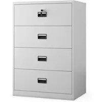 Jan Nowak Metall-Karteischrank SARA XL V4 132x90x60 cm Grau