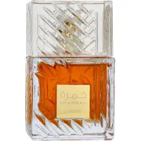 Lattafa Khamrah, Unisex, 100 ml, Flüssiges Parfüm, Cognac, Tonka Bean, Cinnamon and Oak, Vanilla , Praline and Sandalwood