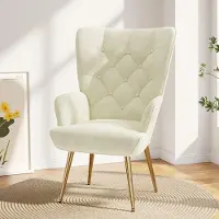 Selius Sessel – Entspannungssessel – Design aus der Mitte des Jahrhunderts – Samtbezug – Sitzfläche mit Memory-Schaum