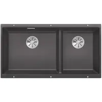 BLANCO Spüle SUBLINE 480/320-U 85,5 x 46 cm felsgrau 523585