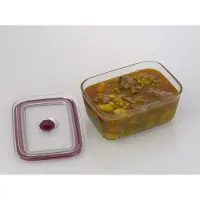 Markenlos Glasbehälter 800 ml – luftdicht, BPA-frei, Ofen, Mikrowelle, Gefrierschrank, Spülmaschine