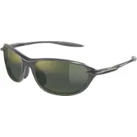 Maui jim MJ0339S Herren-Sonnenbrille Vollrand Rund Kunststoff-Gestell, grau