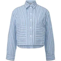 s.Oliver Bluse Verkürzte Popeline-Bluse im Relaxed Fit