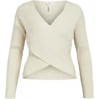 Object Objpinja L/S Knit Wrap Pullover Pb14