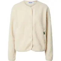 Pieces Pckatty Teddyjacke | Weiß | S
